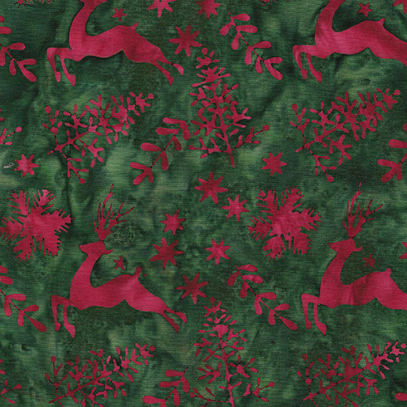Holiday At Home - Red / Green Reindeer