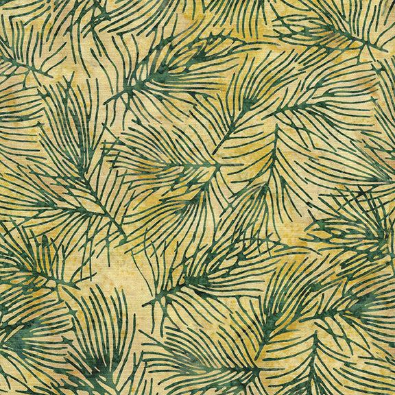 Holiday At Home - Yellow - Green Pine Needles