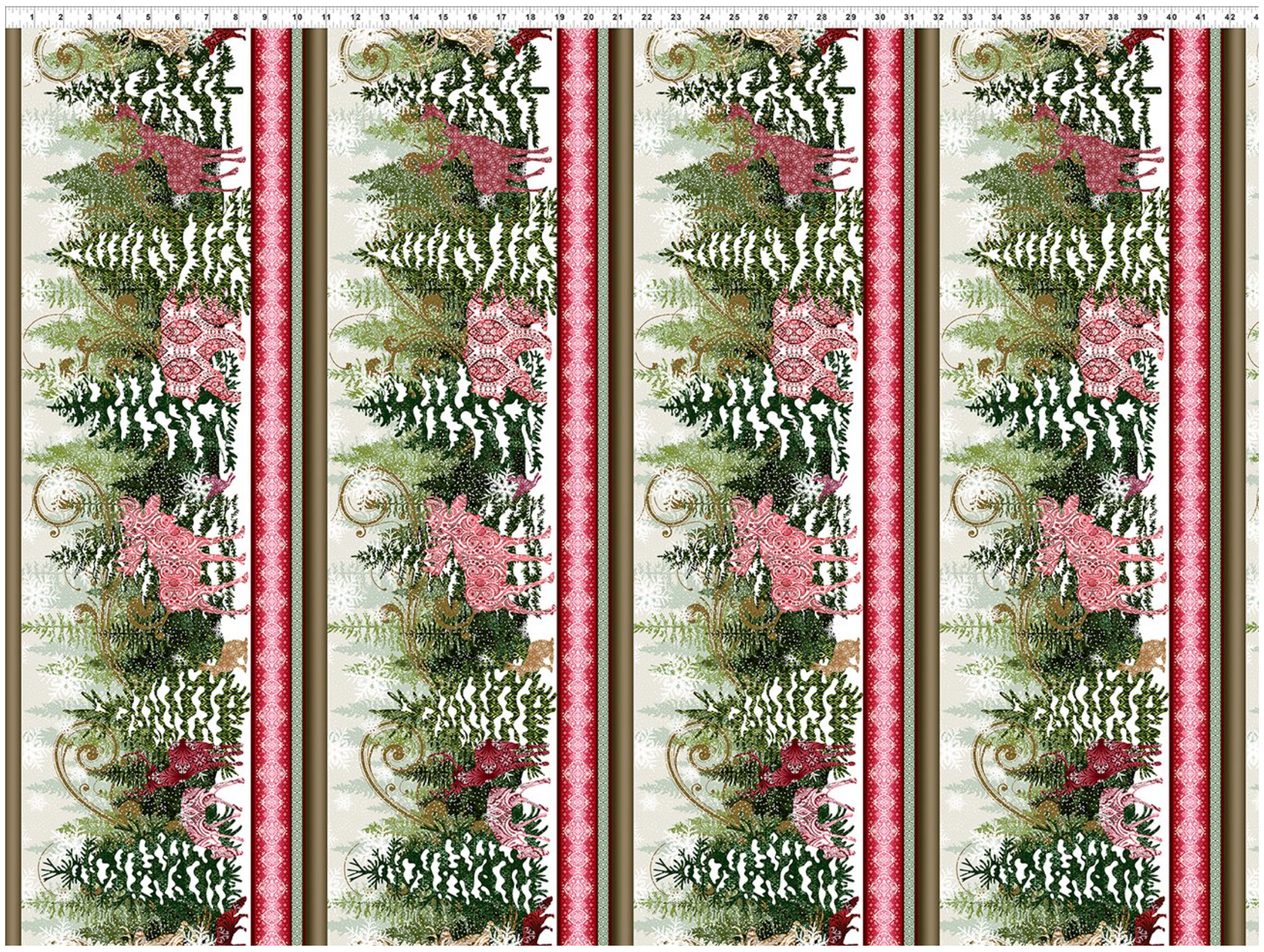 Natures Winter- Border Stripe