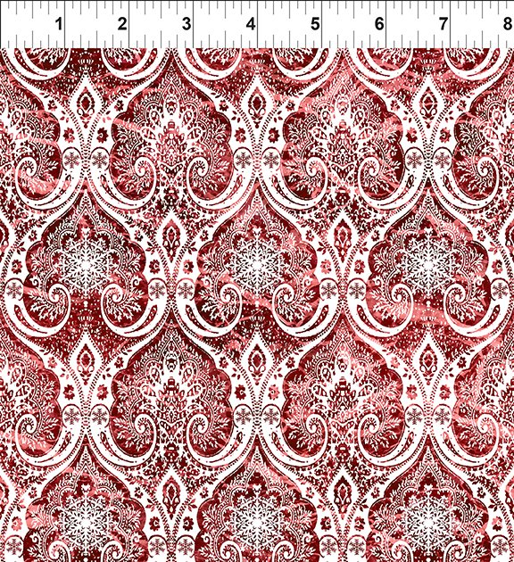 Natures Winter - Snowflake Lace - Red