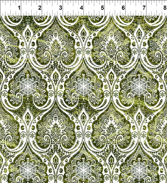 Natures Winter - Snowflake Lace - Green