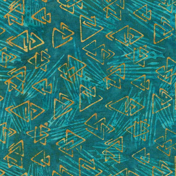 Chromatic - Triangles - Teal Aruba