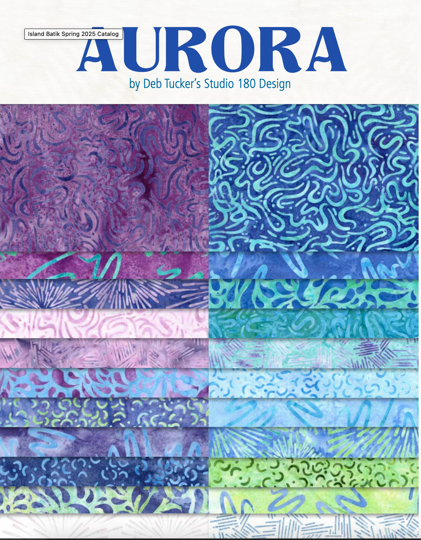 Ebb and Flow / Aurora - Fat Quarter Bundle