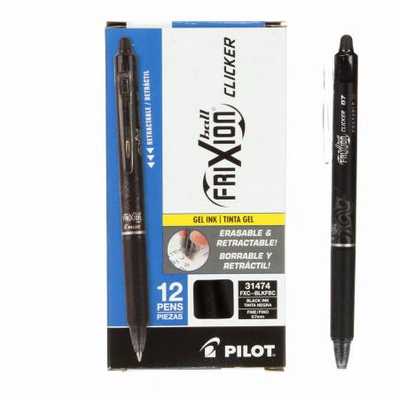 Frixion Clicker Pen Black Fine Point 0.7mm