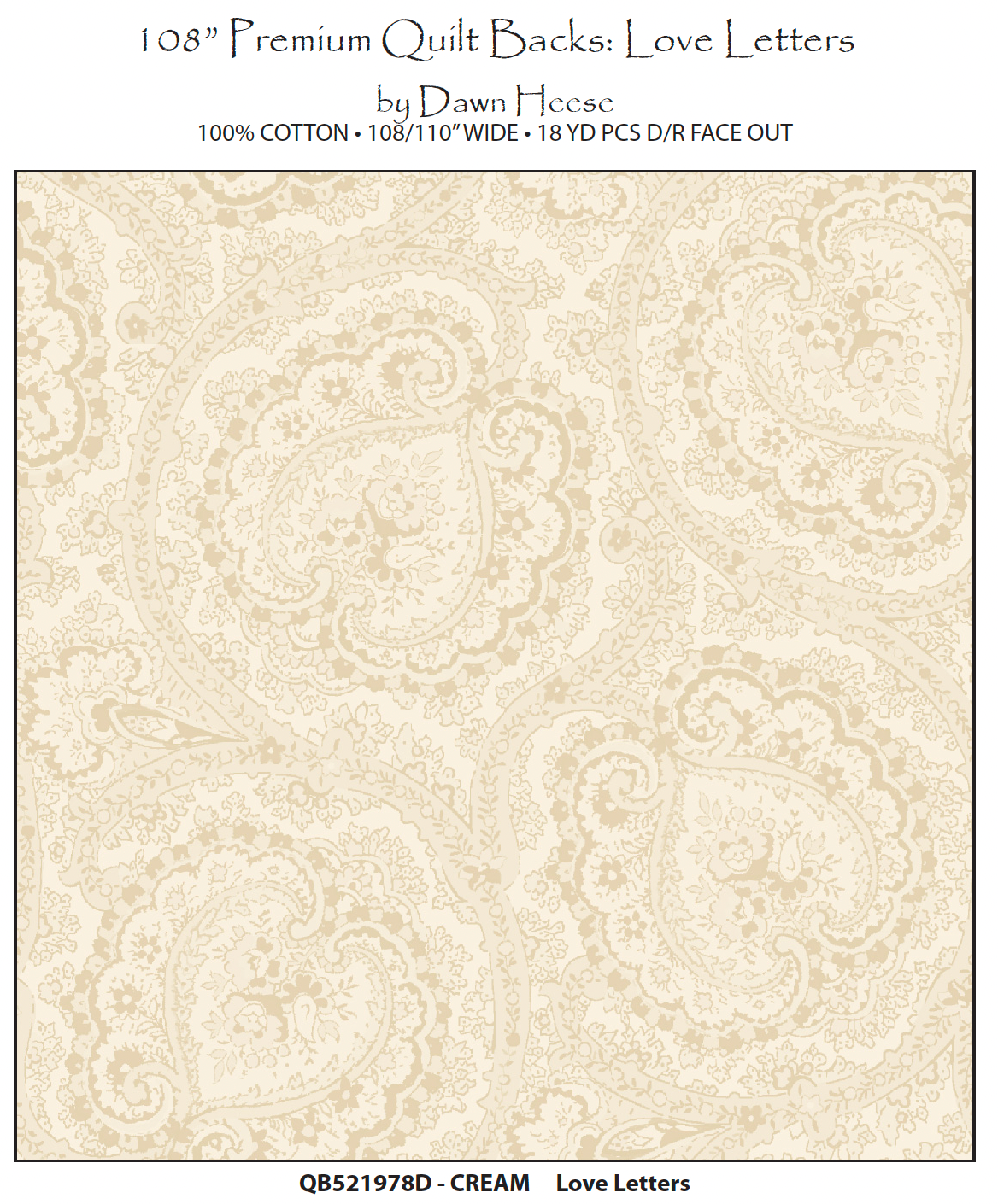 Love Letters - Wide - Cream