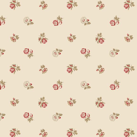 Love Letters - Tossed Floral - Cream