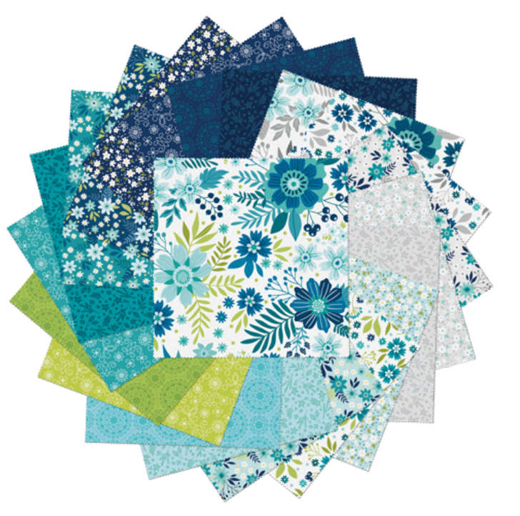 Among The Wildflowers II - Layer Cake 10 inch squares