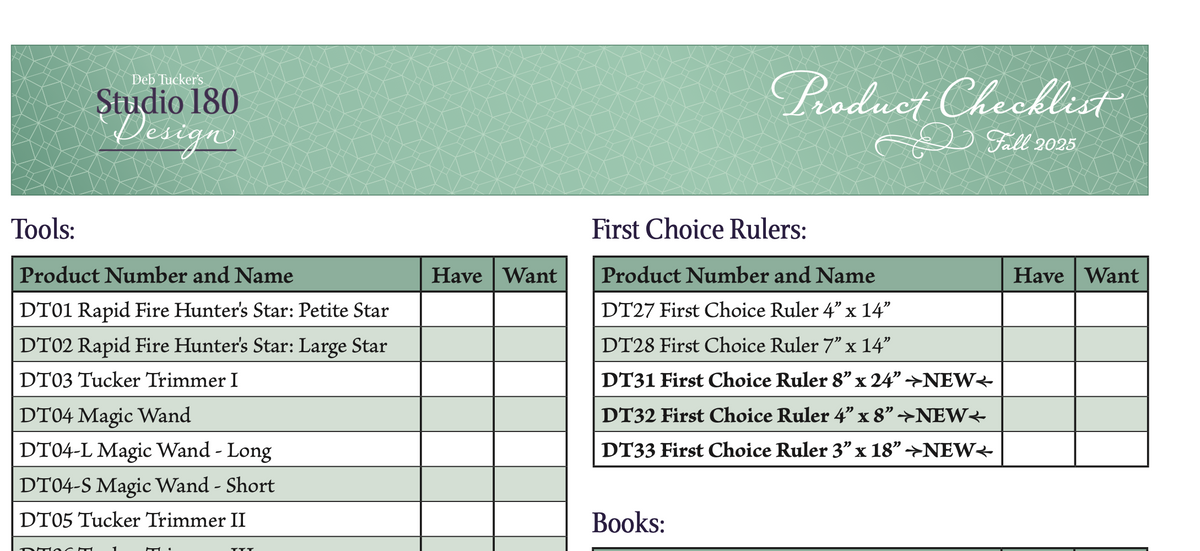 Have It - Want It Inventory Checklist - FREE DOWNLOAD
