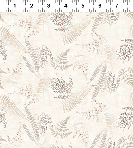 En Bleu - Ferns - Lt Cream