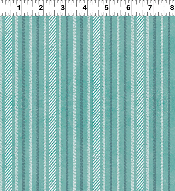 En Bleu - Stripe -Tuquoise