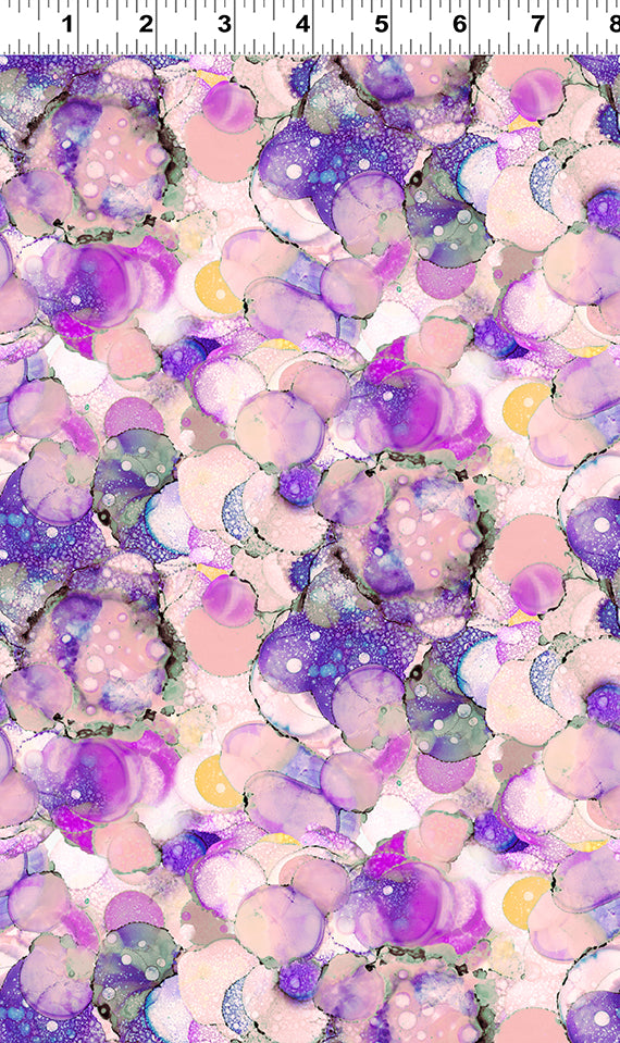 Alcohol Inks - Digital Drops - Eggplant