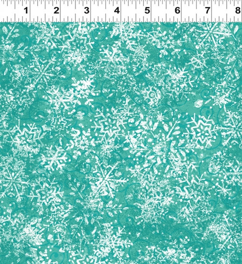 Frosty Fun - Snowflake - Teal