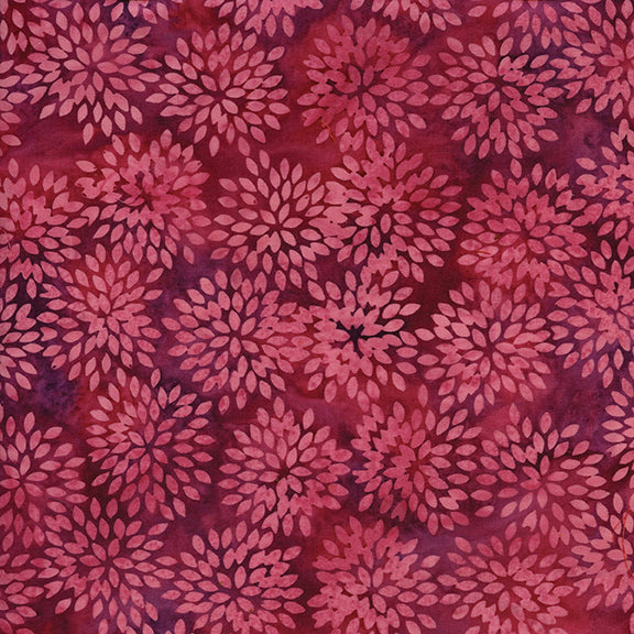 Blushing Blooms - Sm Pointed Floral - Magenta