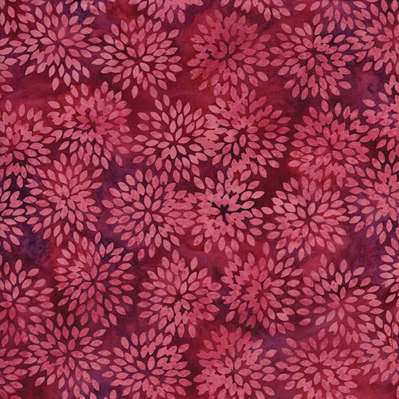 Blushing Blooms - Sm Pointed Floral - Magenta