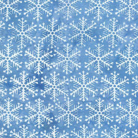 Winter Sky - Snowflake Hex. - Frozen Pond