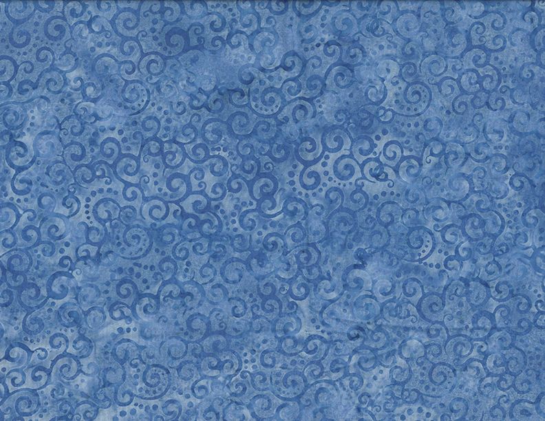 Road Home - Crescent Swirls Blue
