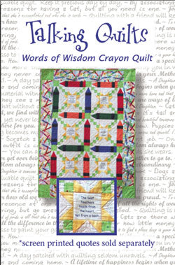 Words of Wisdom Crayon Quilt