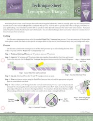 Technique Sheet: Lemoynes As Triangles