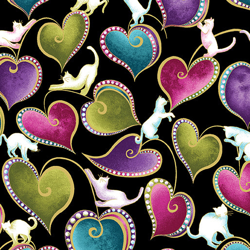 Catitude - Hearts - Cats