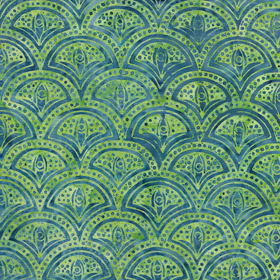 Peacock Galore - Clamshell - Lime
