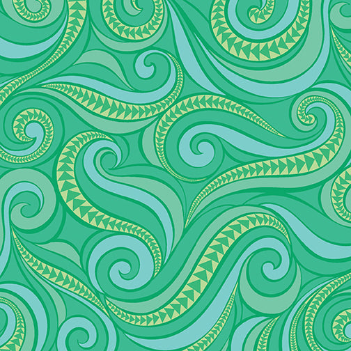Free Motion - Flying Geese - Green