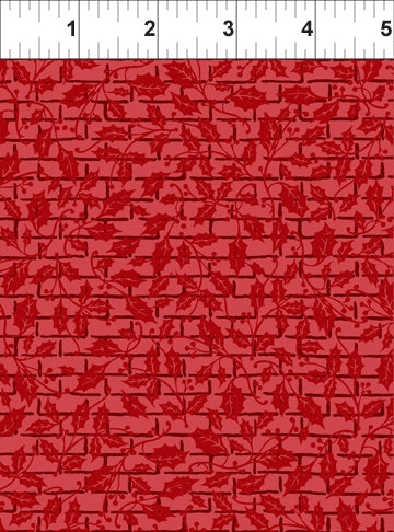 Winter Twist - Tonal Grid - Red