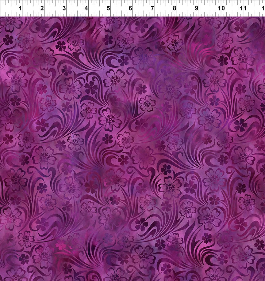Rainbow of Jewels - Floral - Magenta