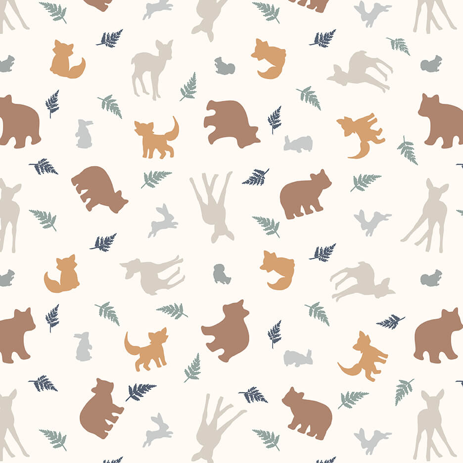 Find Your Path - Tossed Animals - Cream