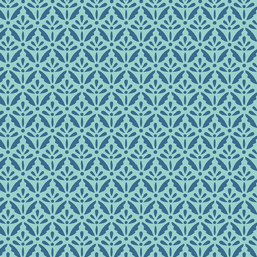 Home Grown - Floral - Teal