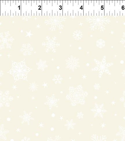 Winter Blooms - Snowflakes - Cream