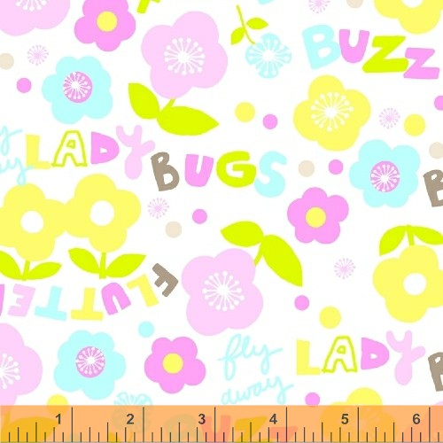 Scribbles - White/Pink - Garden Sounds