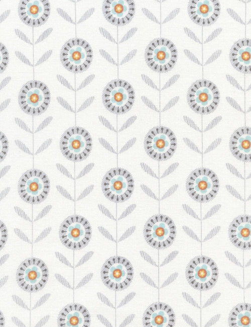 Lily - Flowers in Rows - White