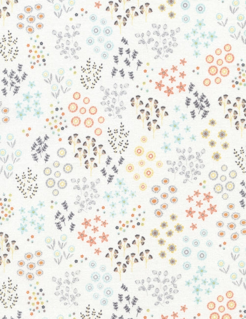 Lily - Tiny Flowers - White