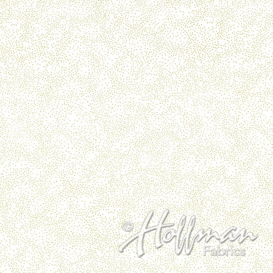 All That Glitters - Fine Dots - White/Gold