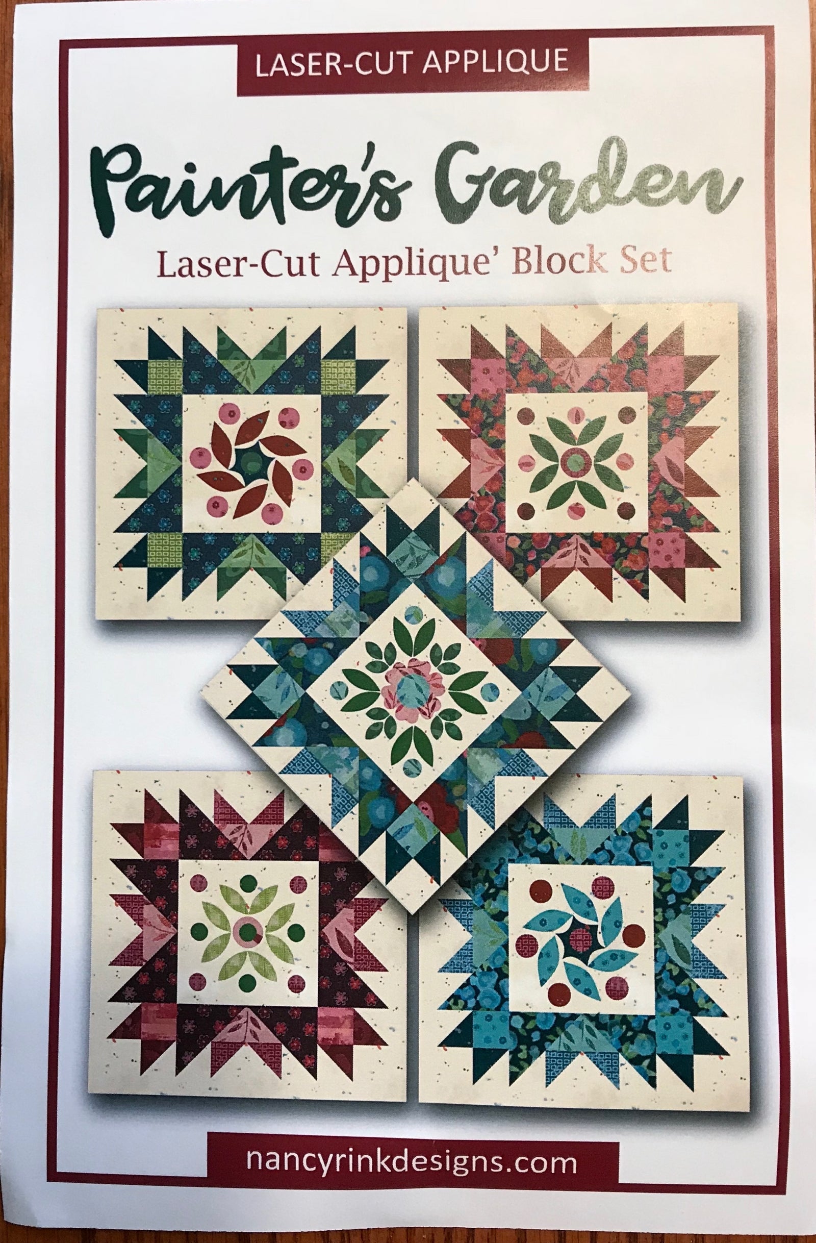 Painters Garden Laser Kit Appliqué Set