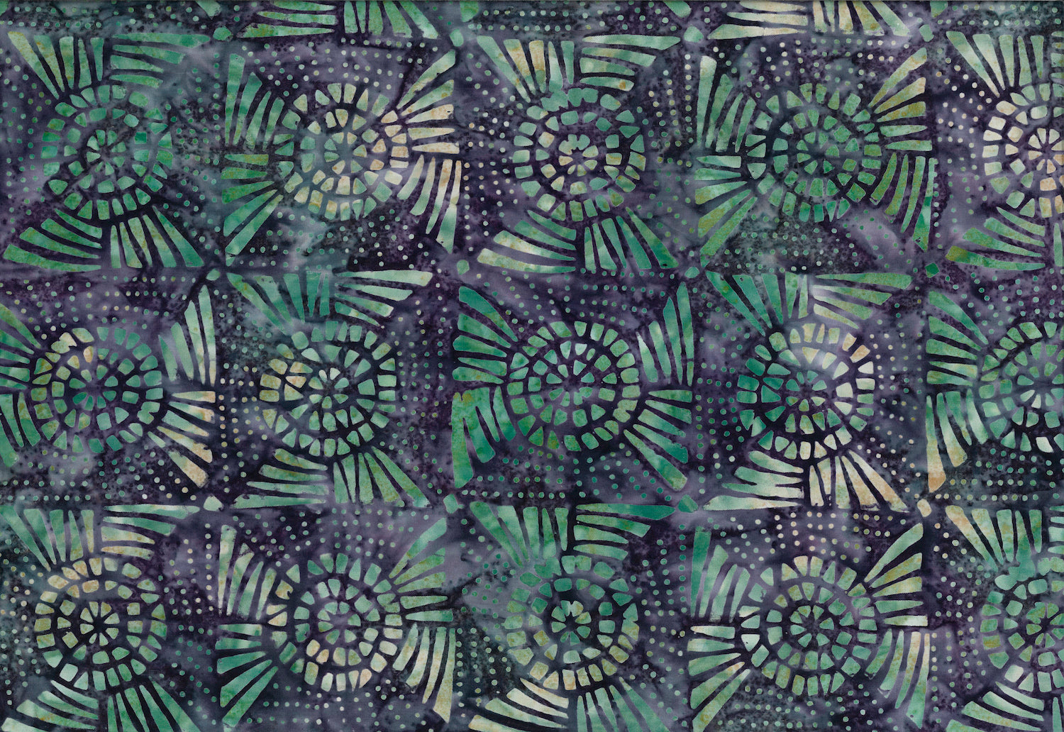 Jade Garden - Mosaic - Dk Purple Green