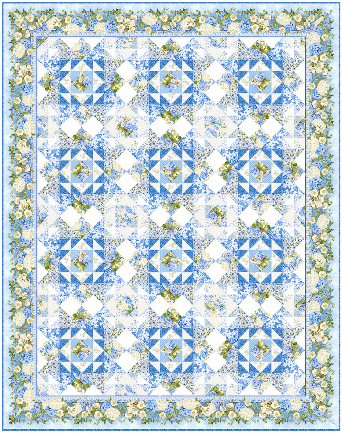 Kit - Periwinkle Spring Quilt