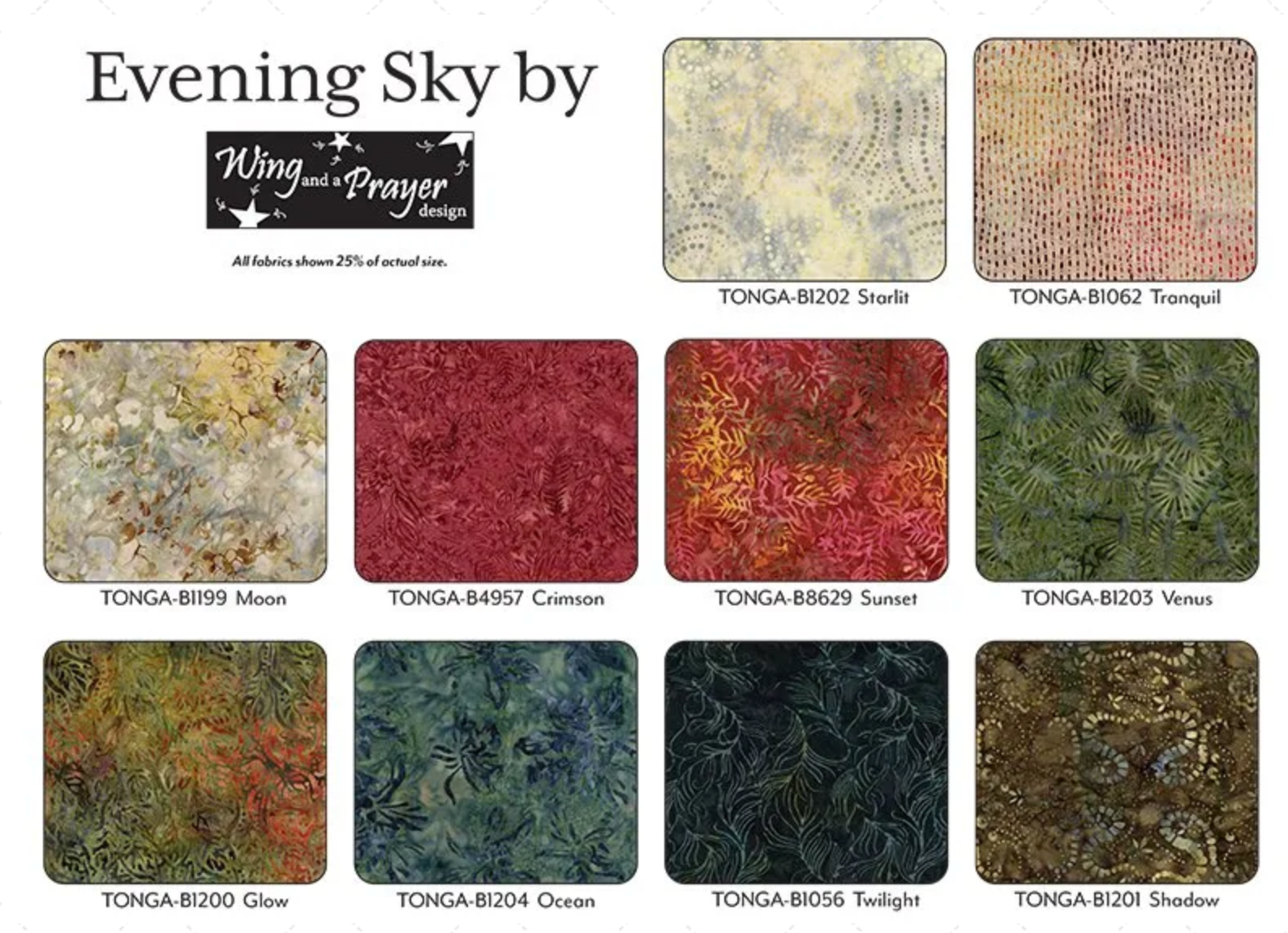 Evening Sky - Fat Quarter Bundle