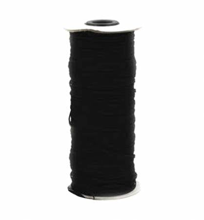 Elastic -  1/4 inch flat elastic - Black