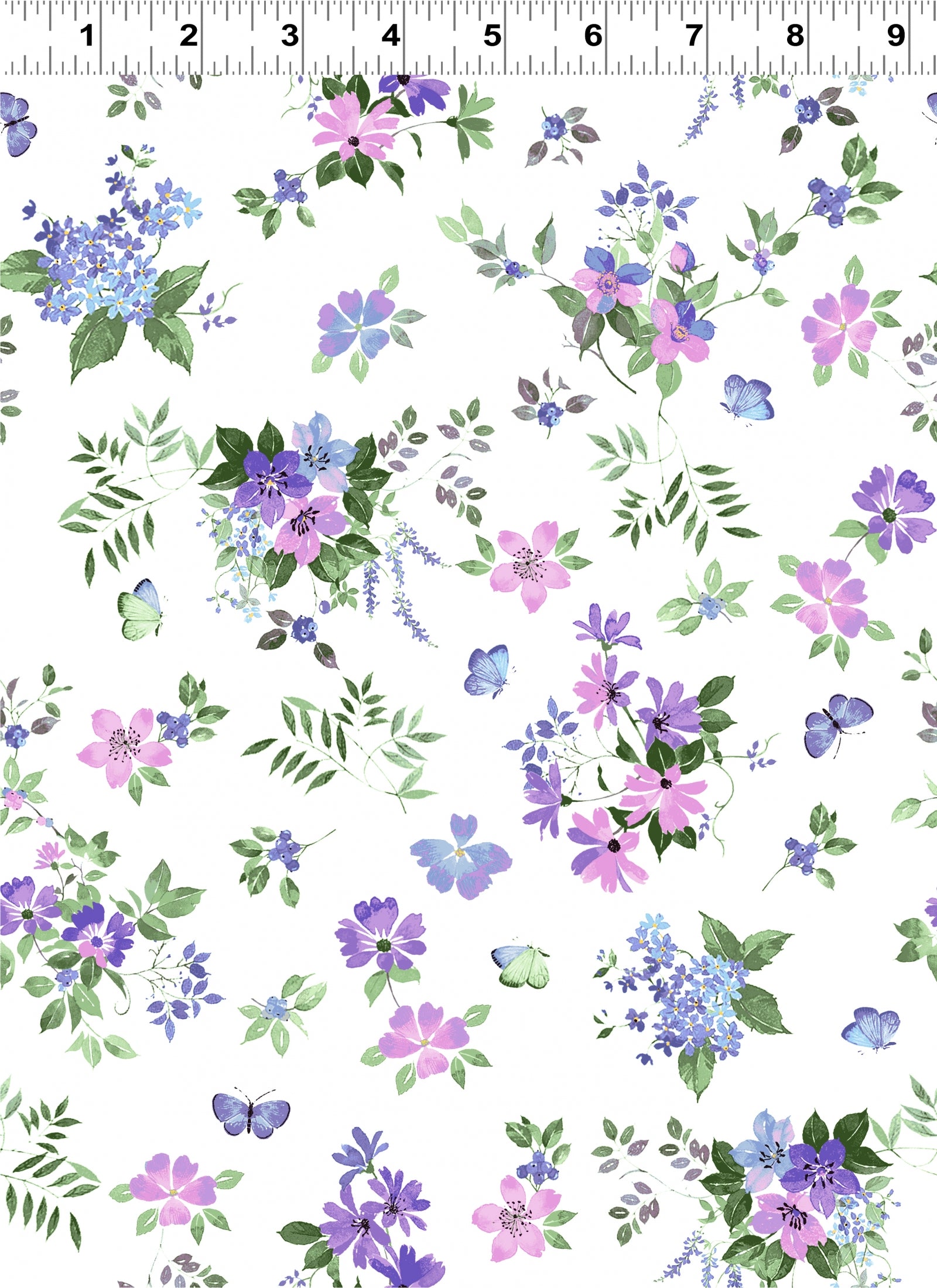 Sunday Afternoon - Floral - Purple