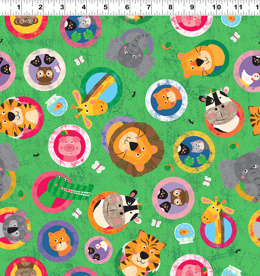 Noah and Friends - Porthole - Green