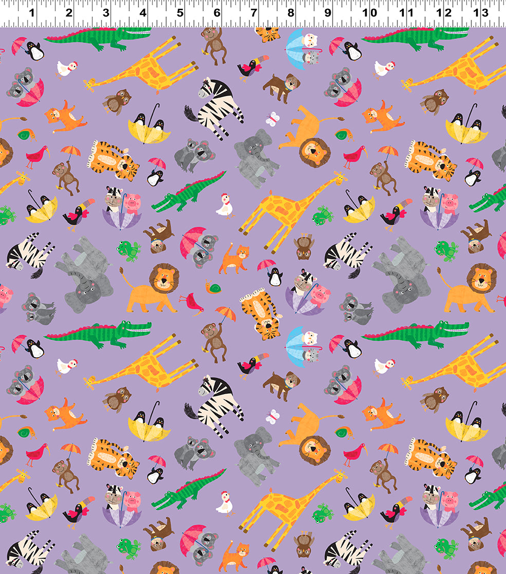 Noah and Friends - Mini Menagerie - Lt Purple