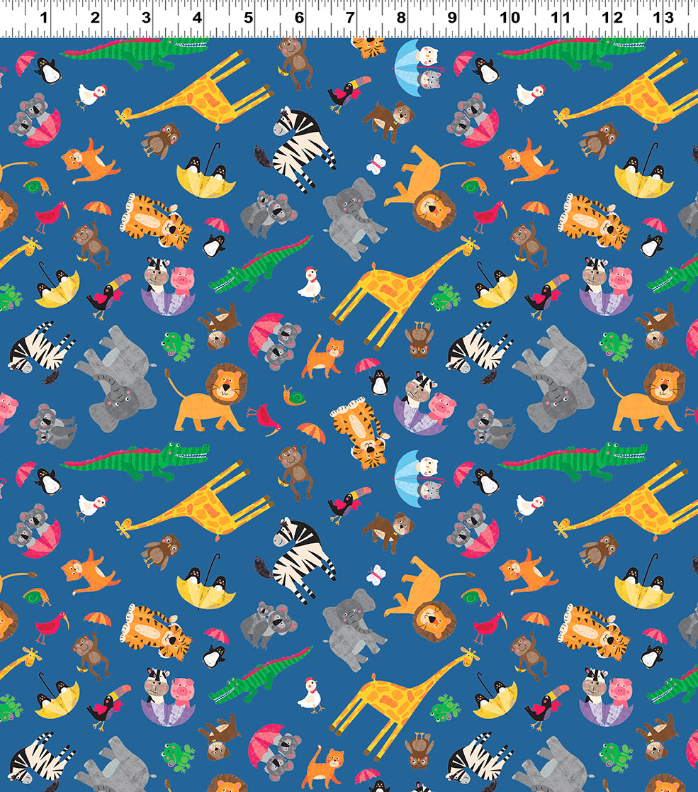 Noah and Friends - Mini Menagerie - Dk Denim