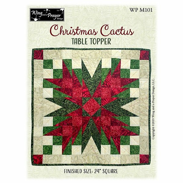Christmas Cactus Table Topper