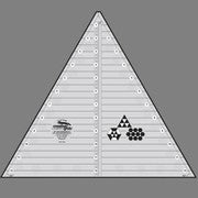 Creative Grids 60 degree Triangle 12-1/2in Quilt Ruler - CGRT12560