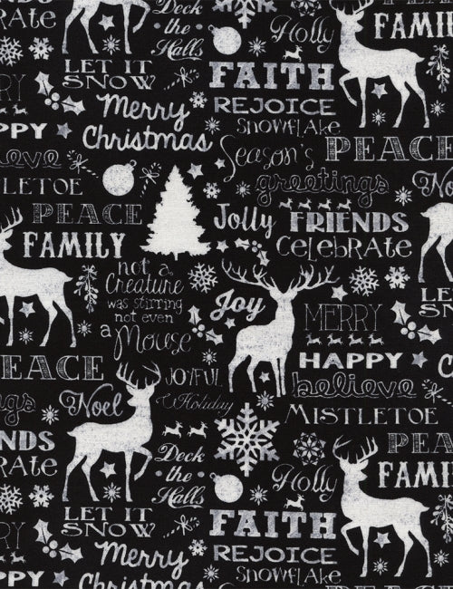 Chalkboard Christmas - Words