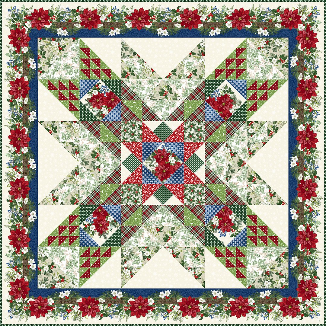 Kit - Winter Blooms Quilt