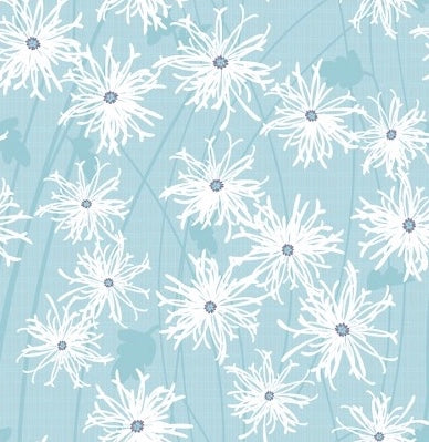 Sunday Afternoon - Daisies - Aqua