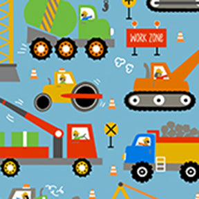 Play Zone - Work Vehicles - Sky Blue