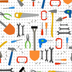 Play Zone - Tool Wall - White